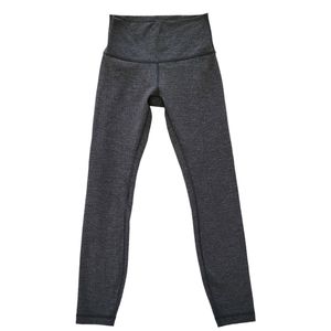 Lululemon‎ Wunder Under High Rise 7/8 Knit Tights Leggings Luon